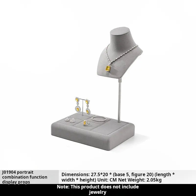 Jewelry display stand multifunctional necklace ring earrings jewelry combination display props jewelry packaging jewelry showcase organizer Jim Display