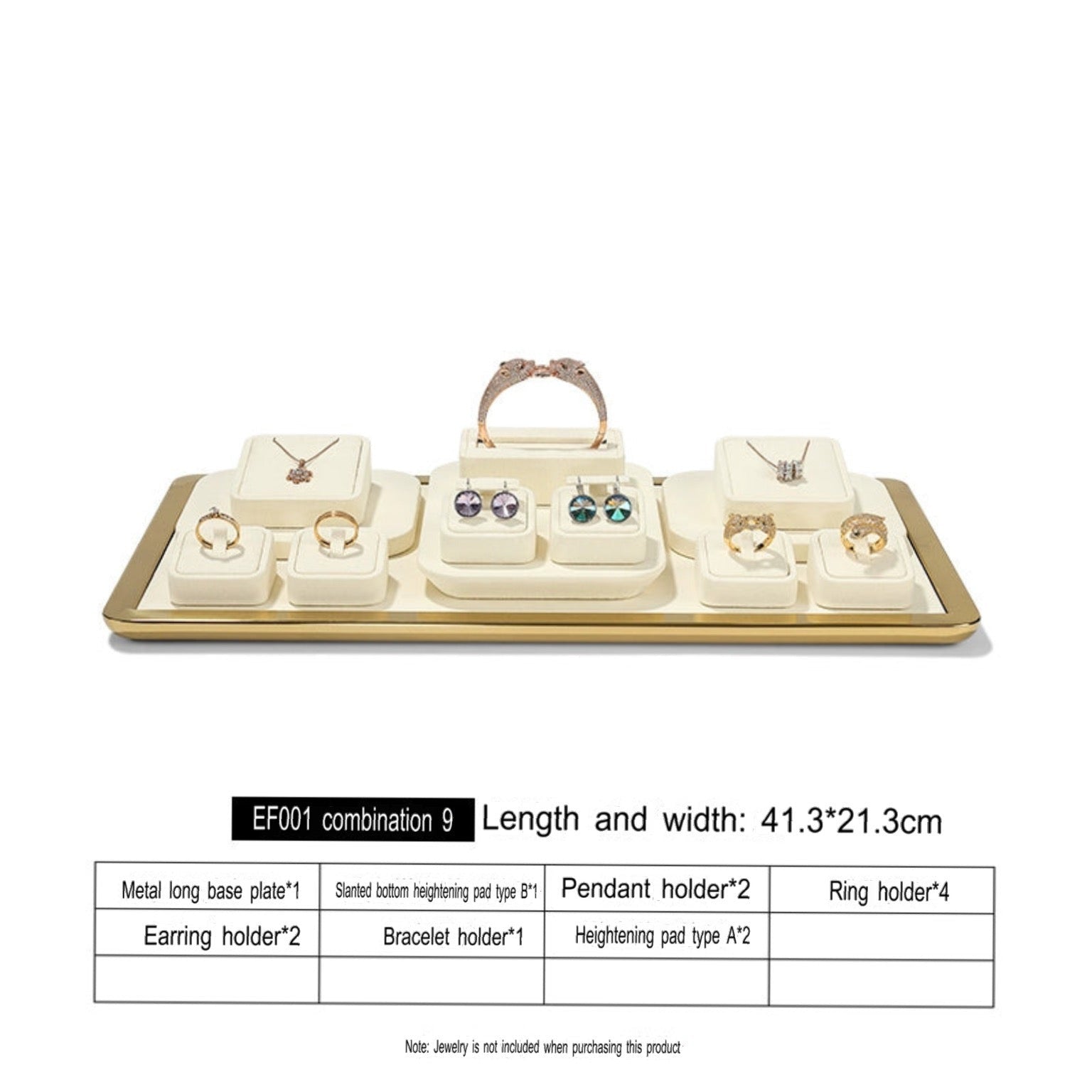 Luxury Jewelry Display Props, Rings, Necklaces, Earrings, Jewelry Counter Display Racks, Light Luxury Jewelry Display