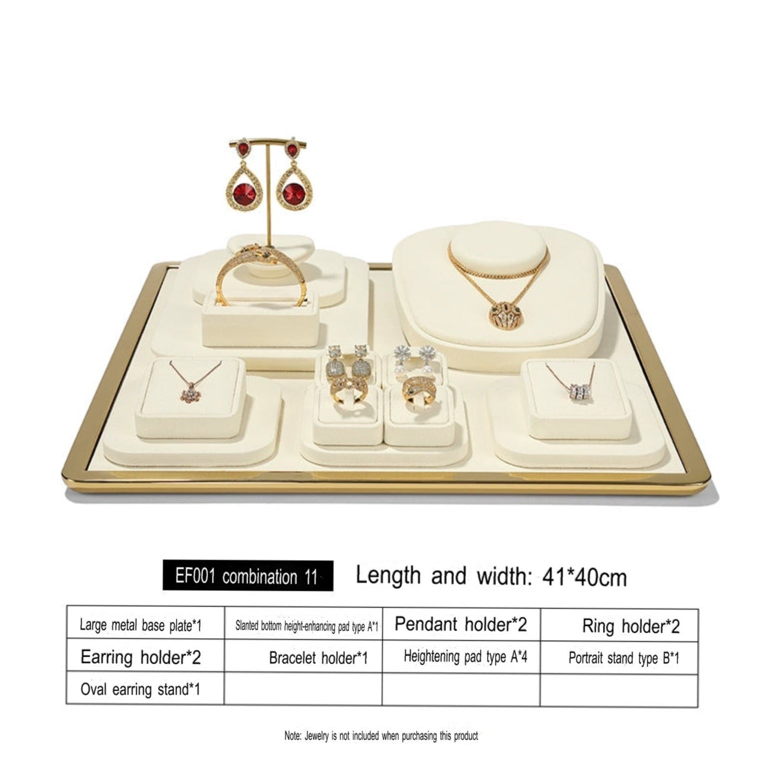 Luxury Jewelry Display Props, Rings, Necklaces, Earrings, Jewelry Counter Display Racks, Light Luxury Jewelry Display