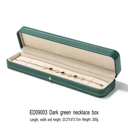 High-end Engagement Ring Box, Necklace, Bracelet, Jewelry Storage Box, Gift Jewelry Box, Three Gold Storage Box