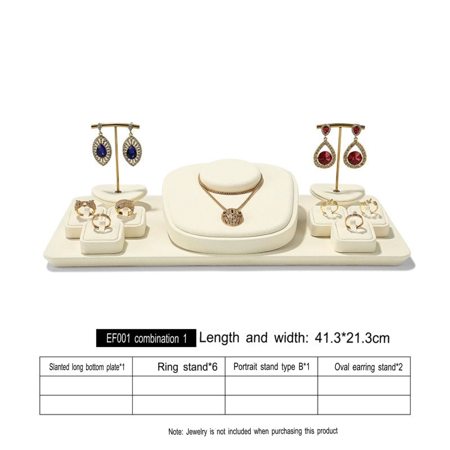 Luxury Jewelry Display Props, Rings, Necklaces, Earrings, Jewelry Counter Display Racks, Light Luxury Jewelry Display