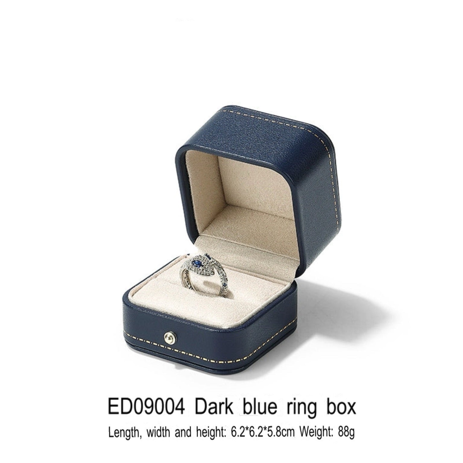 High-end Engagement Ring Box, Necklace, Bracelet, Jewelry Storage Box, Gift Jewelry Box, Three Gold Storage Box