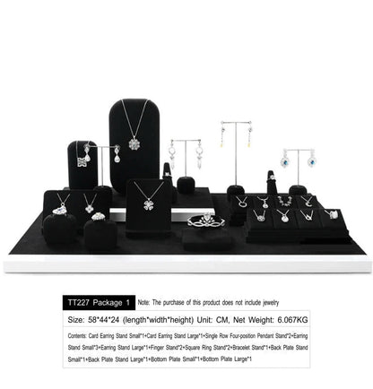 High-end jewelry display racks, earrings, rings, counters, window ornaments, jewelry display props