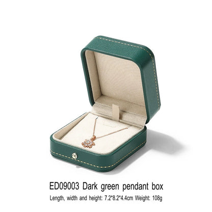 High-end Engagement Ring Box, Necklace, Bracelet, Jewelry Storage Box, Gift Jewelry Box, Three Gold Storage Box