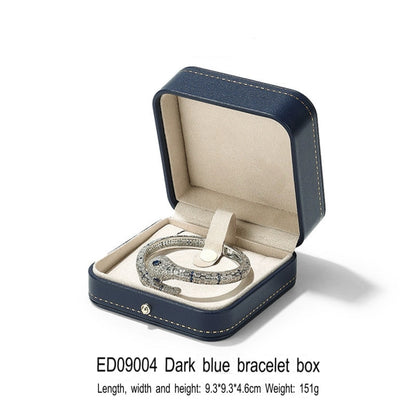 High-end Engagement Ring Box, Necklace, Bracelet, Jewelry Storage Box, Gift Jewelry Box, Three Gold Storage Box