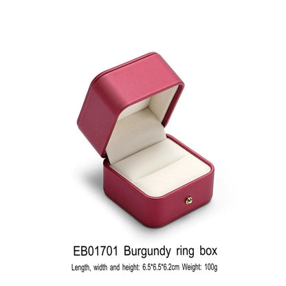 High-end Engagement Ring Box, Necklace, Bracelet, Jewelry Storage Box, Gift Jewelry Box, Three Gold Storage Box