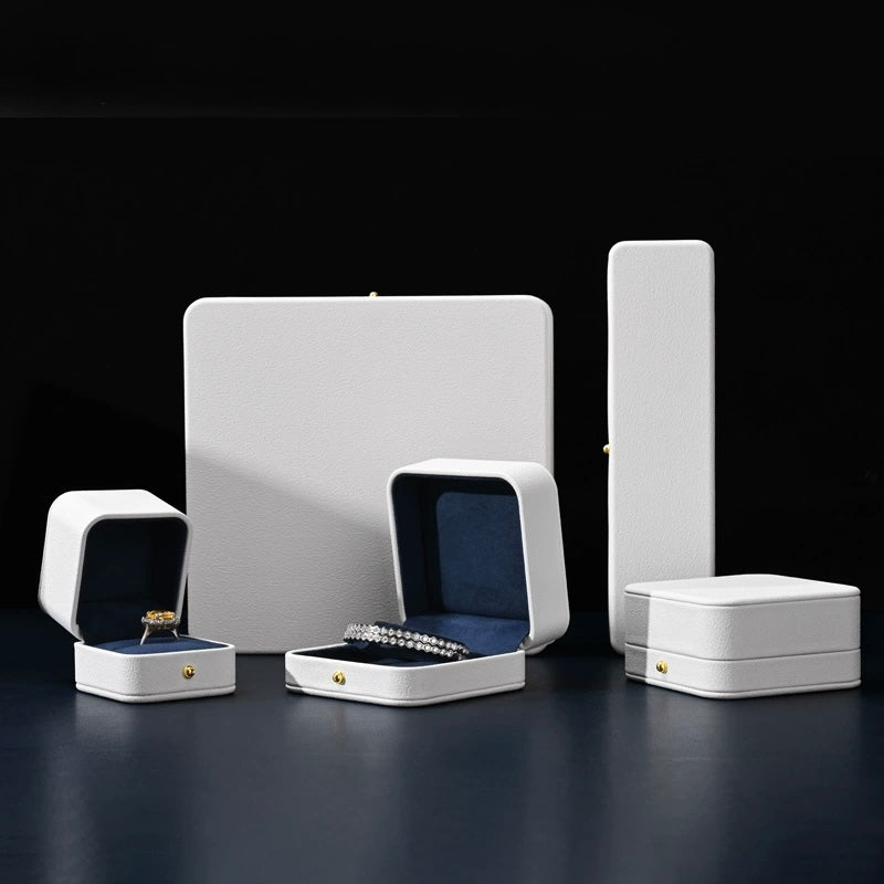 Ring box high-end jewelry box earrings necklace bracelet packaging box jewelry storage gift box