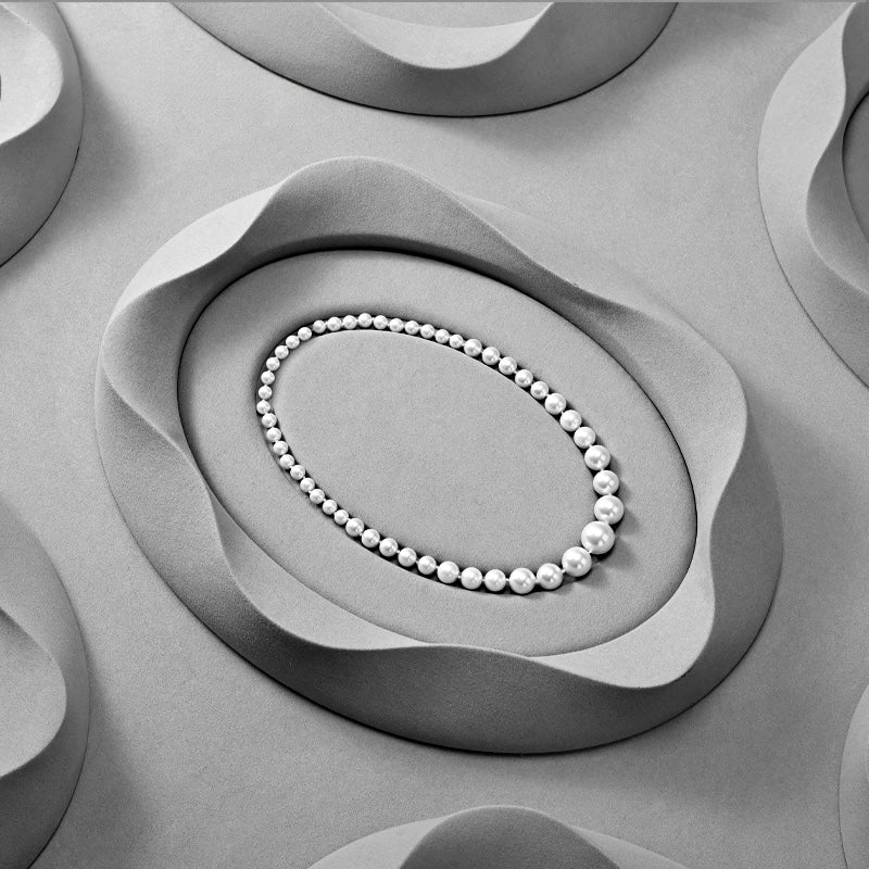 Pearl jewelry pallets, jewelry pallets, microfiber rings, necklaces, earrings, bracelets, display props