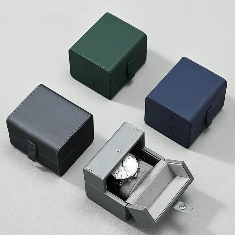 Watch box PU leather portable folio watch storage box watch box watch box travel case watch packaging box