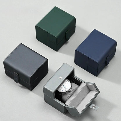 Watch box PU leather portable folio watch storage box watch box watch box travel case watch packaging box