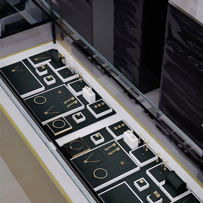 High-end jewelry display rack light luxury rings, bracelets, necklaces, earrings, counter jewelry display props