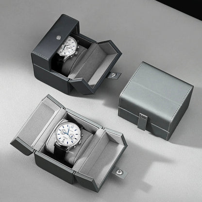 Watch box PU leather portable folio watch storage box watch box watch box travel case watch packaging box