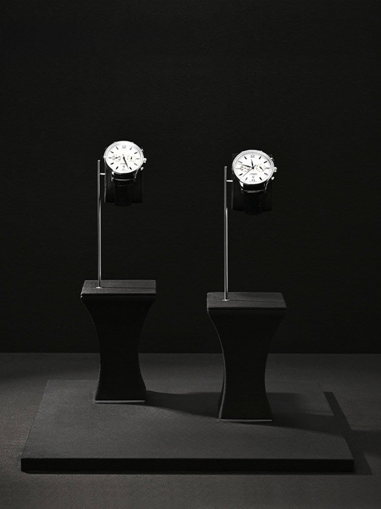 High-end watch stand, microfiber watch storage rack, creative watch ornament bracelet display rack