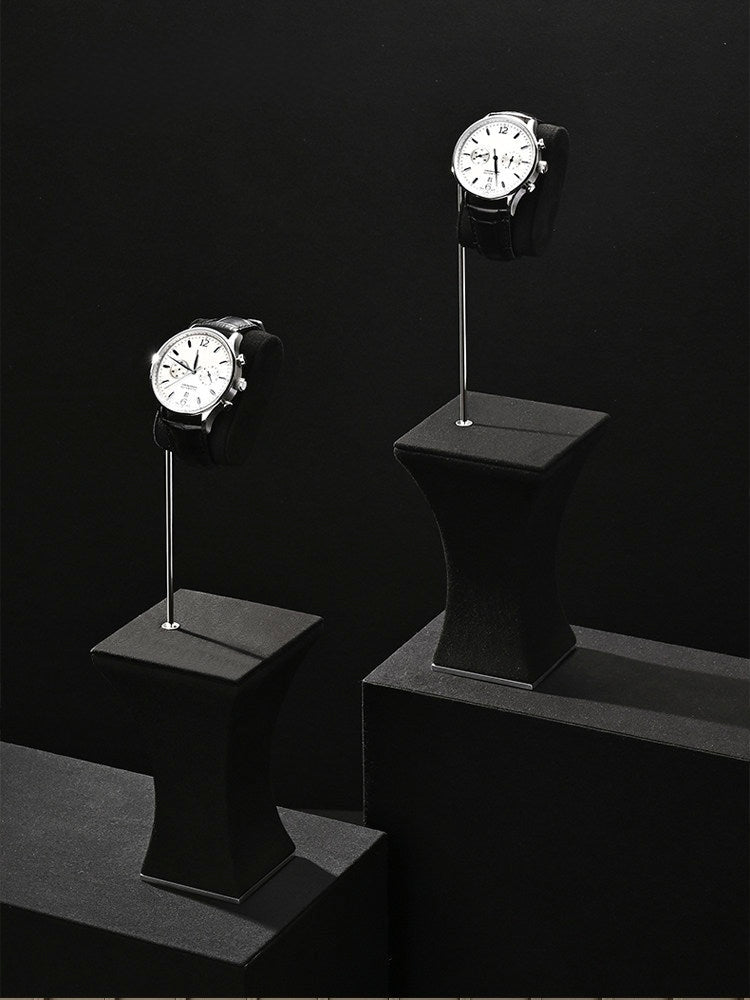 High-end watch stand, microfiber watch storage rack, creative watch ornament bracelet display rack