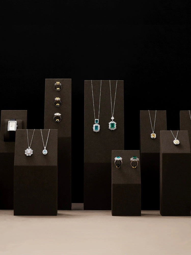 Jewelry display shelves, high-end rings, watches, necklaces, counters, window displays, jewelry display props