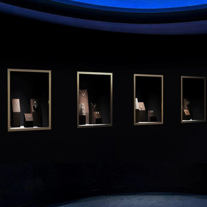 Jewelry display shelves, high-end rings, watches, necklaces, counters, window displays, jewelry display props