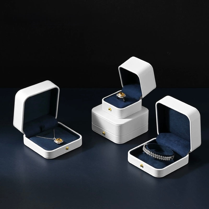 Ring box high-end jewelry box earrings necklace bracelet packaging box jewelry storage gift box