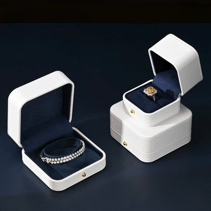 Ring box high-end jewelry box earrings necklace bracelet packaging box jewelry storage gift box