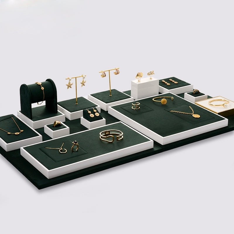 High-end jewelry display rack light luxury rings, bracelets, necklaces, earrings, counter jewelry display props