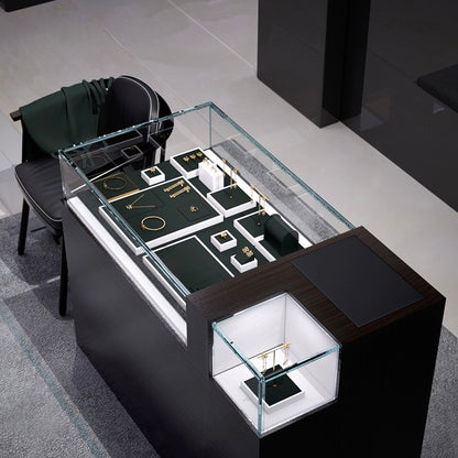 High-end jewelry display rack light luxury rings, bracelets, necklaces, earrings, counter jewelry display props