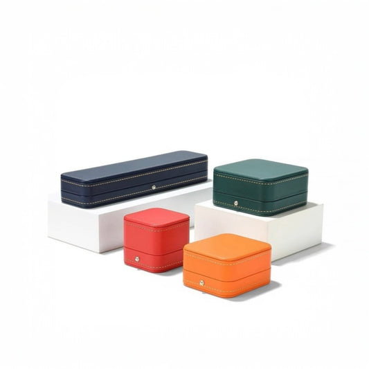 High-end Engagement Ring Box, Necklace, Bracelet, Jewelry Storage Box, Gift Jewelry Box, Three Gold Storage Box