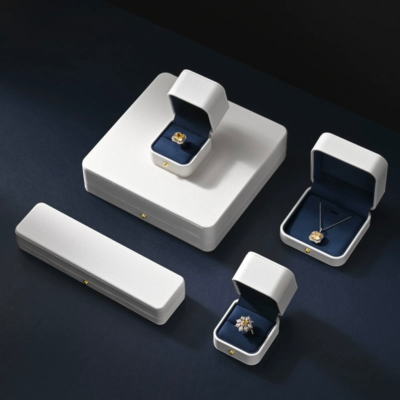 Ring box high-end jewelry box earrings necklace bracelet packaging box jewelry storage gift box