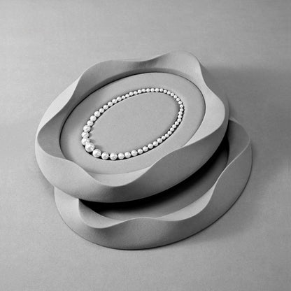 Pearl jewelry pallets, jewelry pallets, microfiber rings, necklaces, earrings, bracelets, display props