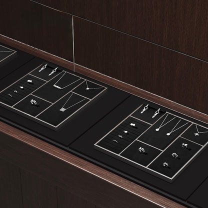 Jewelry Ring Display Rack Stud Necklace Storage Bracelet Display Counter Jewelry Display Tray