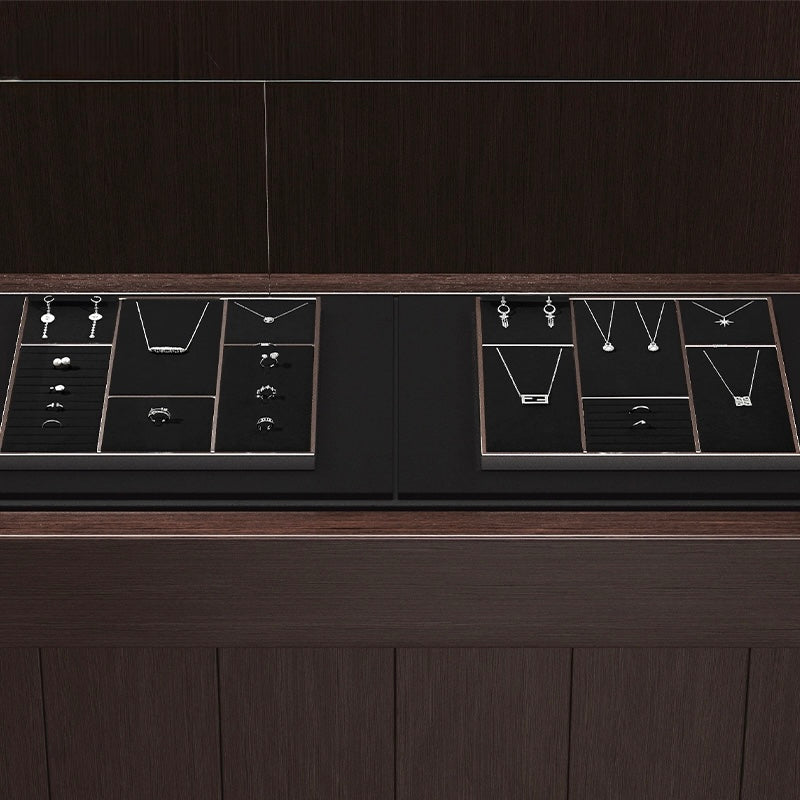 Jewelry Ring Display Rack Stud Necklace Storage Bracelet Display Counter Jewelry Display Tray