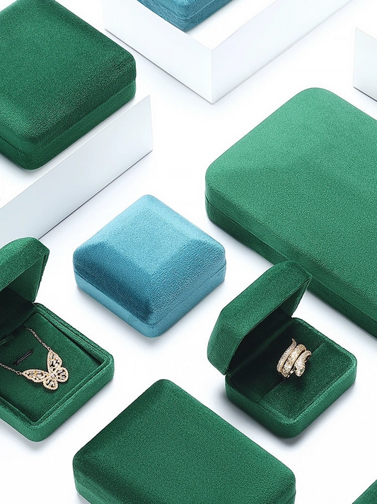 Luxury Ring Box, Marriage Proposal Pair, Diamond Ring Box, Valentine's Day Gift Box, Necklace Box, Bracelet Bracelet Box, Flannel