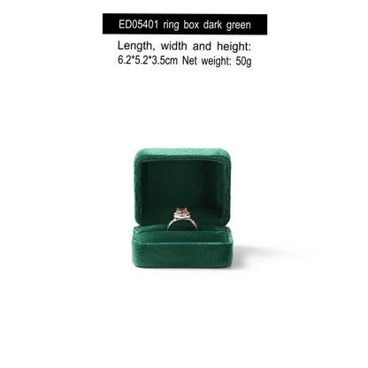 Luxury Ring Box, Marriage Proposal Pair, Diamond Ring Box, Valentine's Day Gift Box, Necklace Box, Bracelet Bracelet Box, Flannel