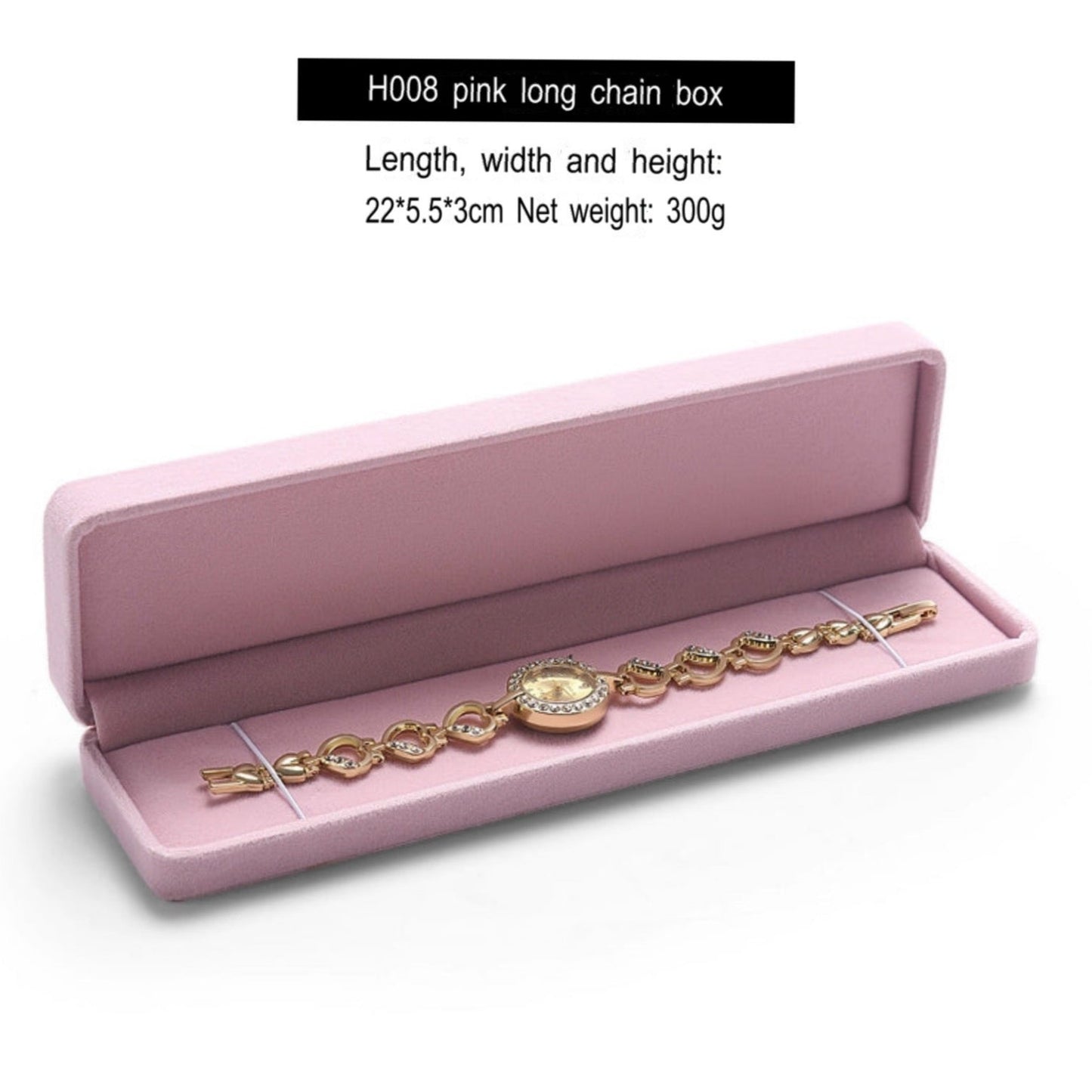 [Clearance] Flannel ring box pink necklace bracelet box earrings stud small delicate wrapping gift box