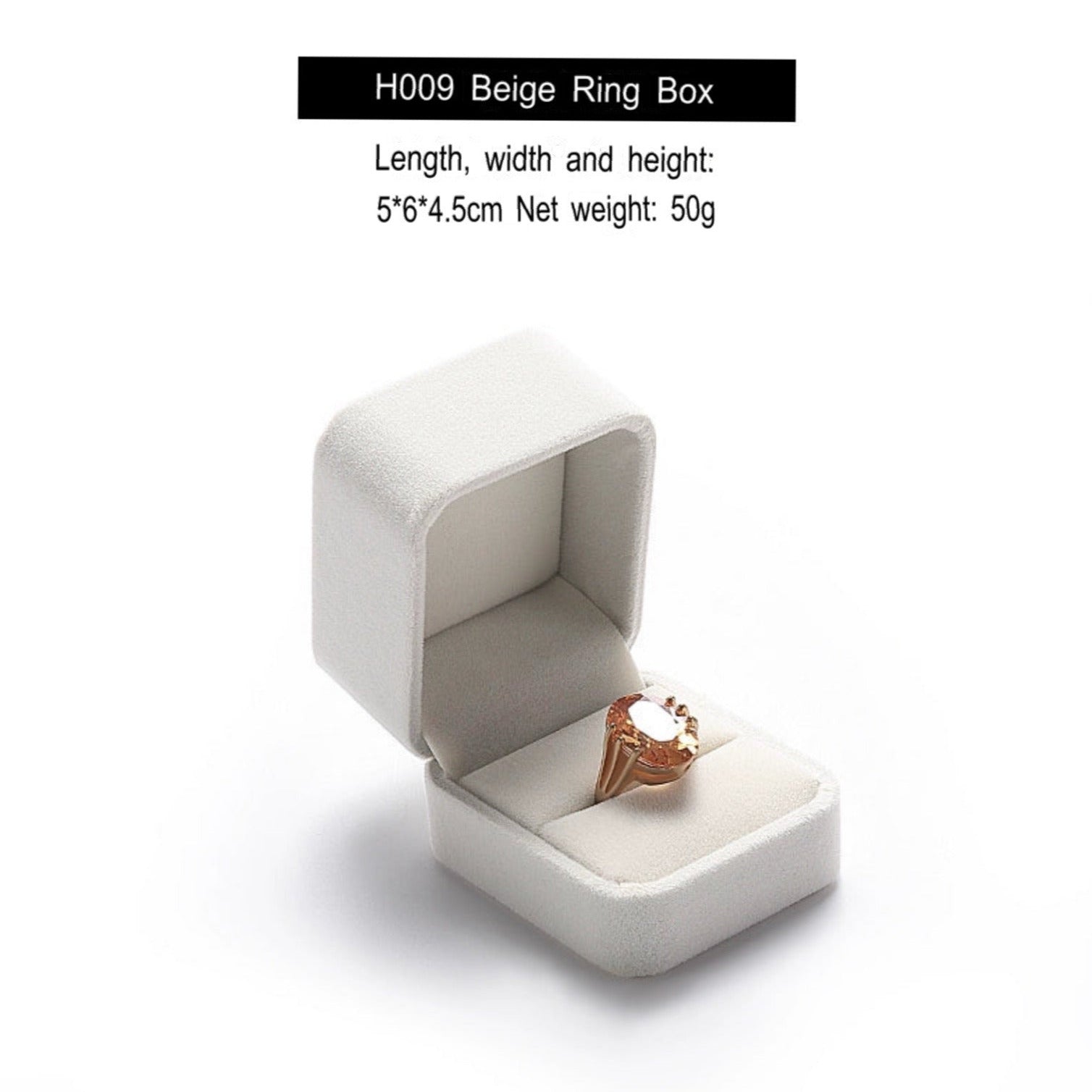[Clearance] Flannel ring box pink necklace bracelet box earrings stud small delicate wrapping gift box
