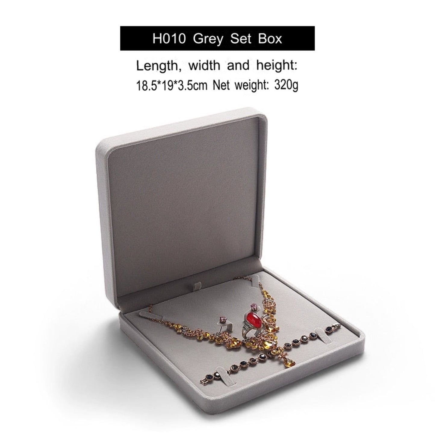 [Clearance] Flannel ring box pink necklace bracelet box earrings stud small delicate wrapping gift box