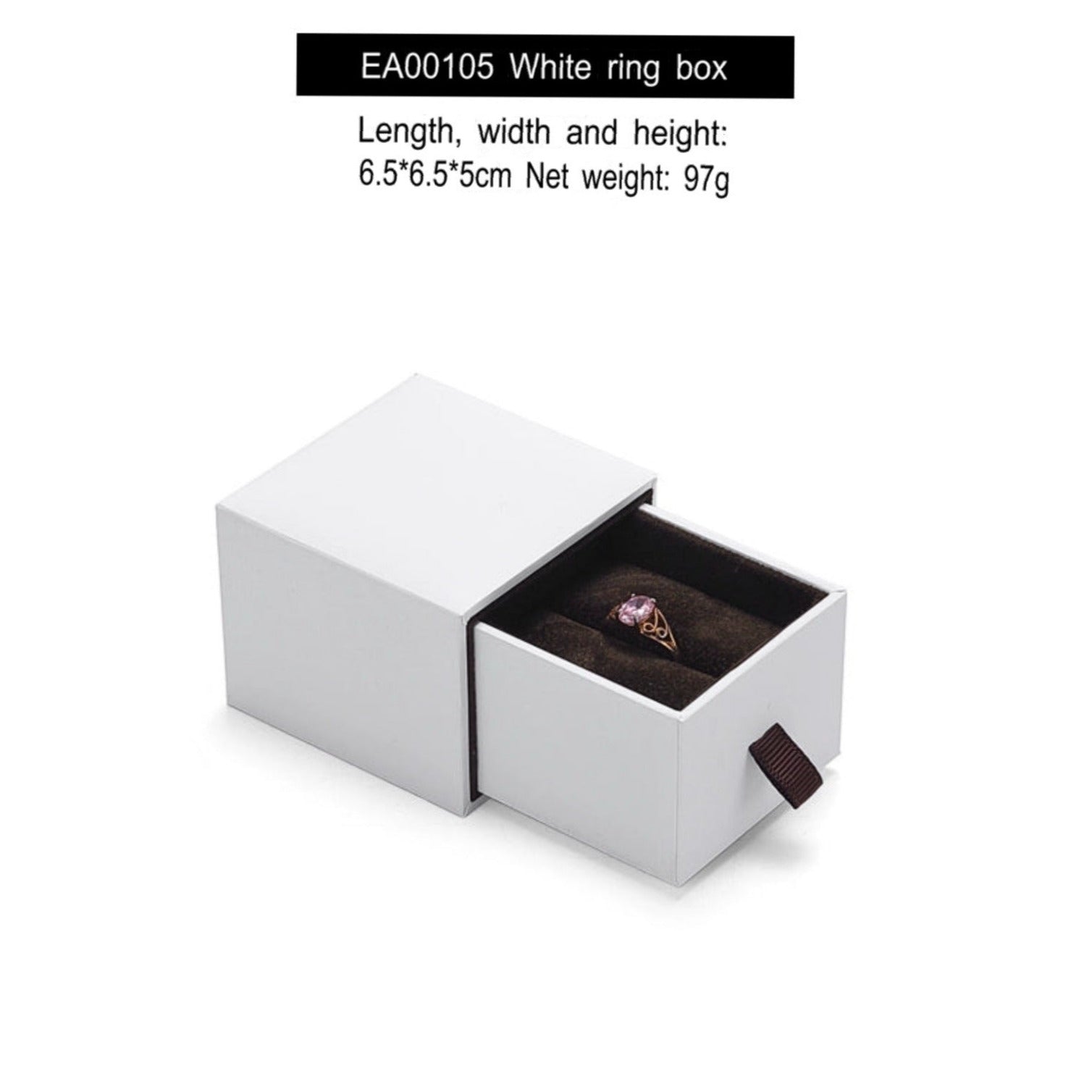 [Clearance] draw-type ring box, paper bracelet, necklace, stud earring, jewelry storage box