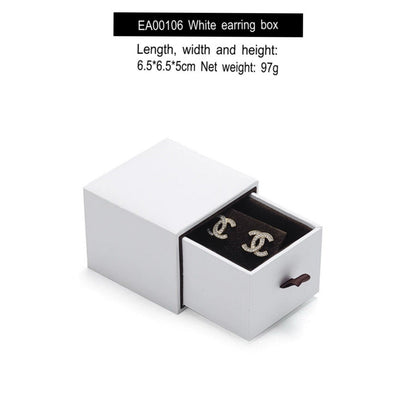[Clearance] draw-type ring box, paper bracelet, necklace, stud earring, jewelry storage box