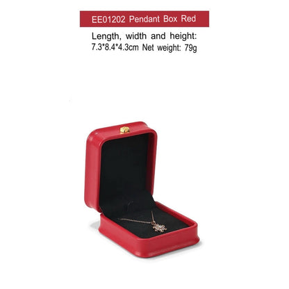 Jewelry Box, Metal Crown, PU Leather, Ring Box, Necklace, Bracelet, Jewelry, Packaging, Gift Box