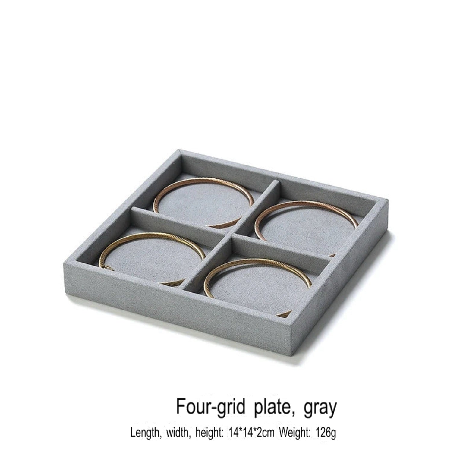 Jewelry display plate, lacquer jewelry placement plate, bracelet, ring, earring, plate, gray necklace storage plate, jewelry tray