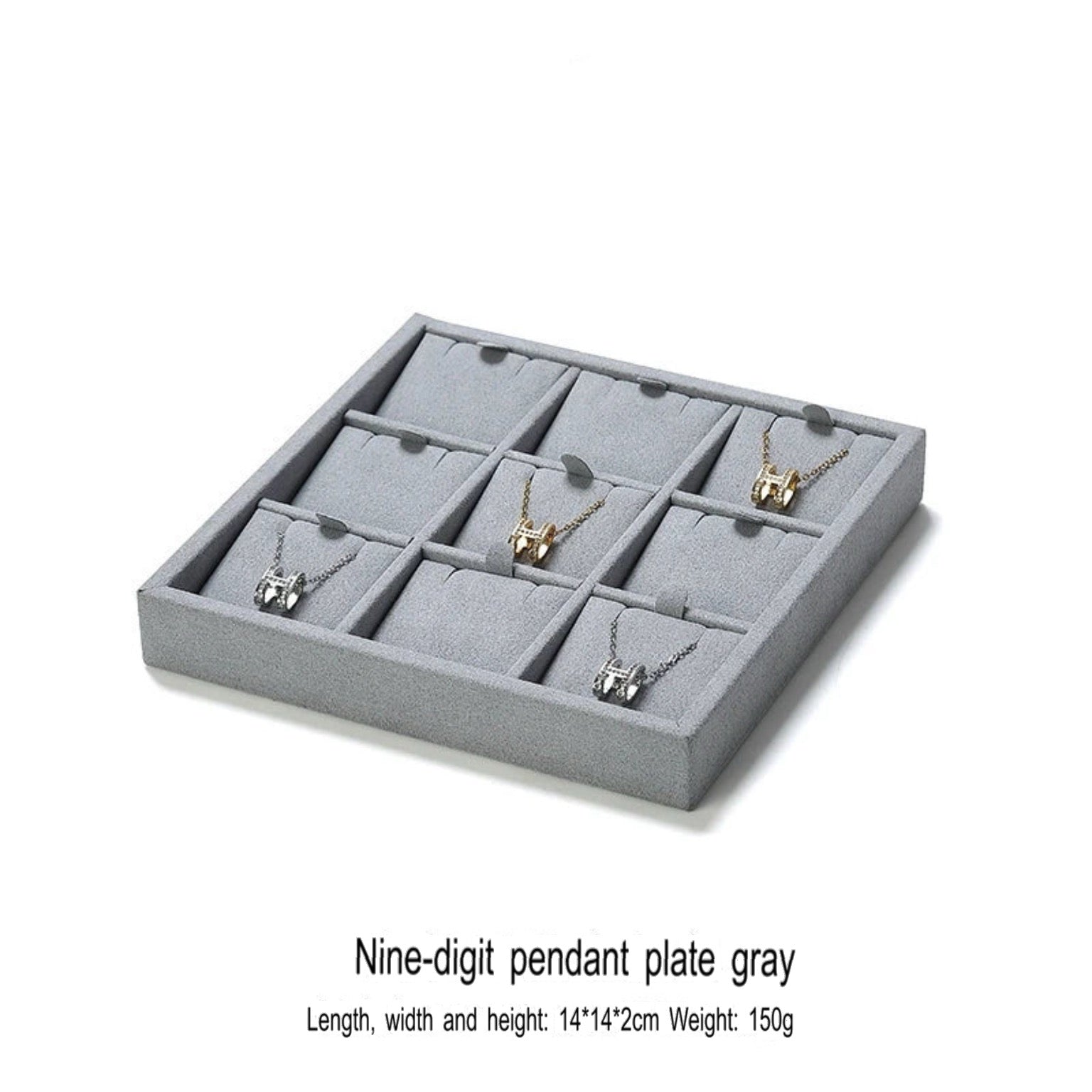 Jewelry display plate, lacquer jewelry placement plate, bracelet, ring, earring, plate, gray necklace storage plate, jewelry tray