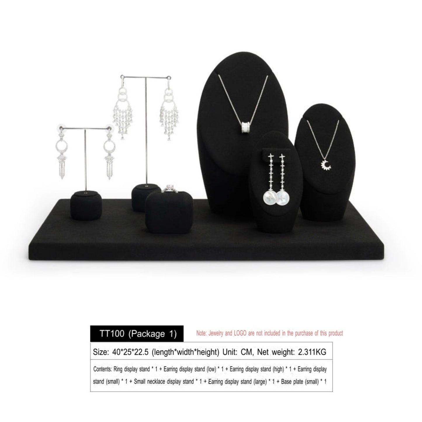 Jewelry display stand necklace earrings ring jewelry display props counter high-end jewelry display