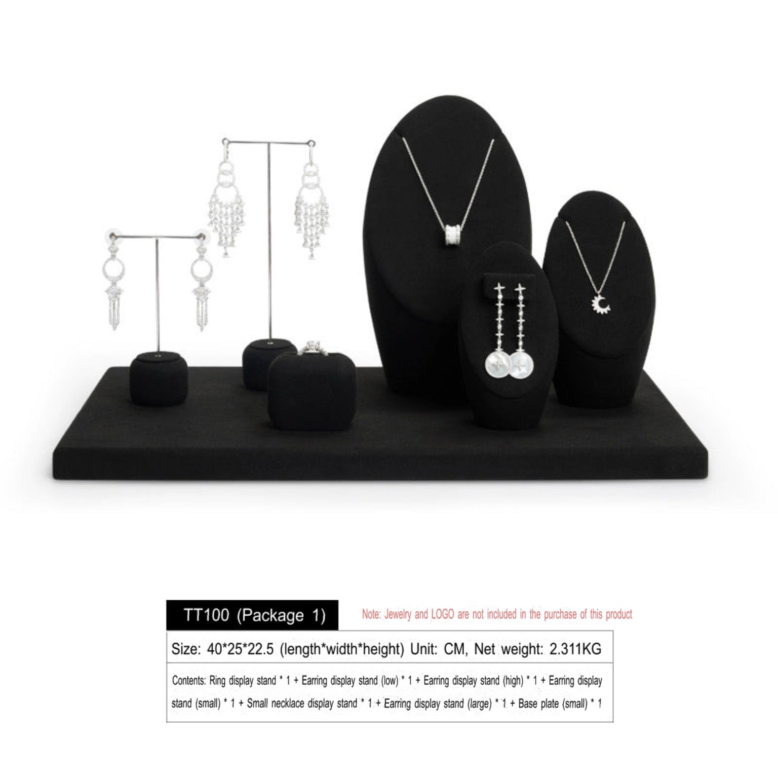 Jewelry display stand necklace earrings ring jewelry display props counter high-end jewelry display