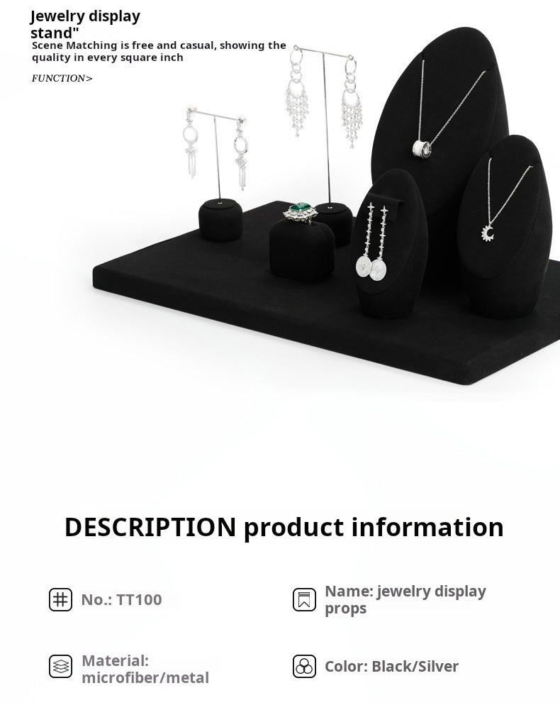 Jewelry display stand necklace earrings ring jewelry display props counter high-end jewelry display