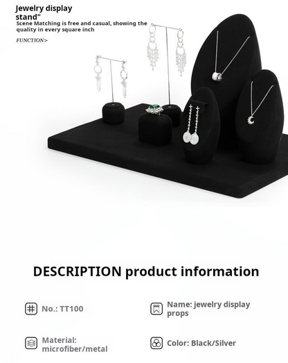 Jewelry display stand necklace earrings ring jewelry display props counter high-end jewelry display
