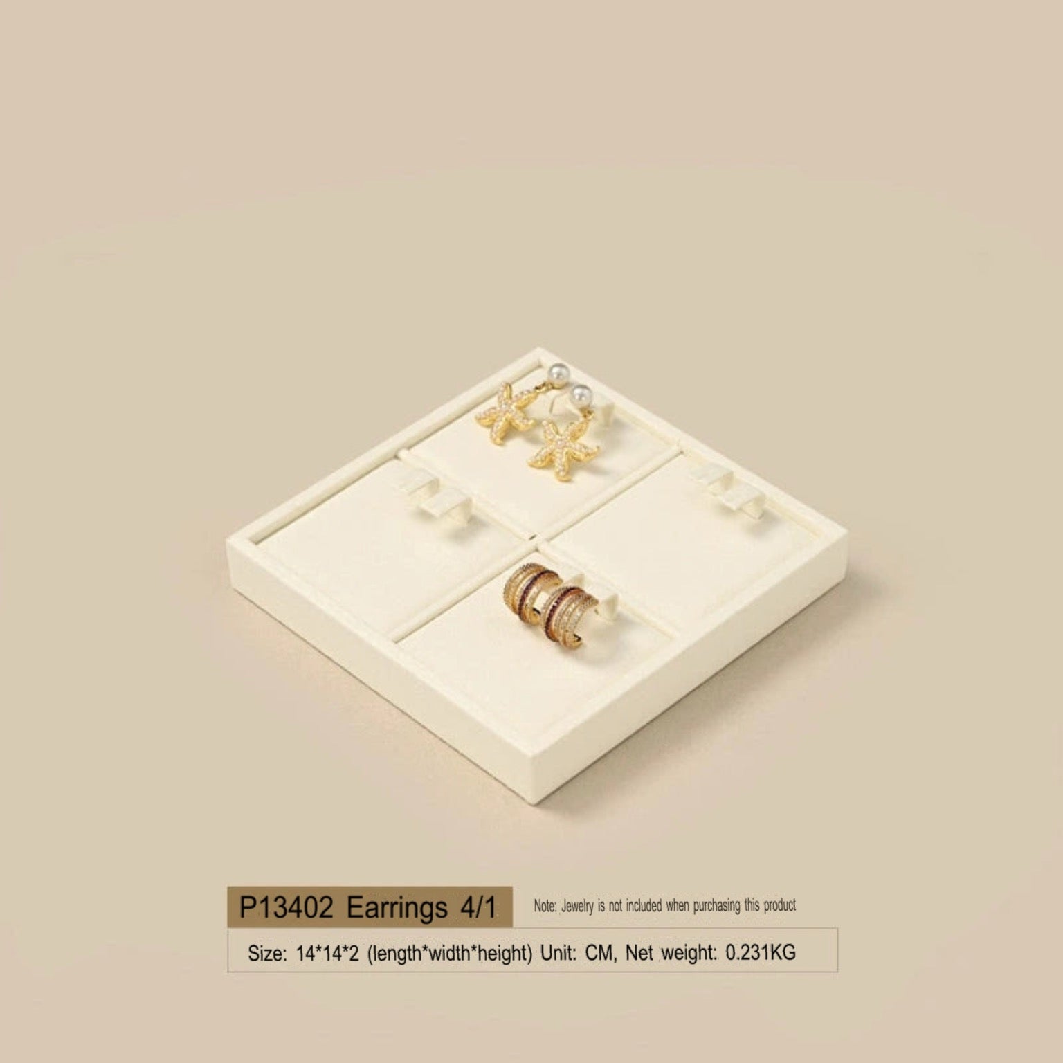 High Jewelry Display Props Necklace Ring Earrings Jewelry Tray Counter Jewelry Display Stand