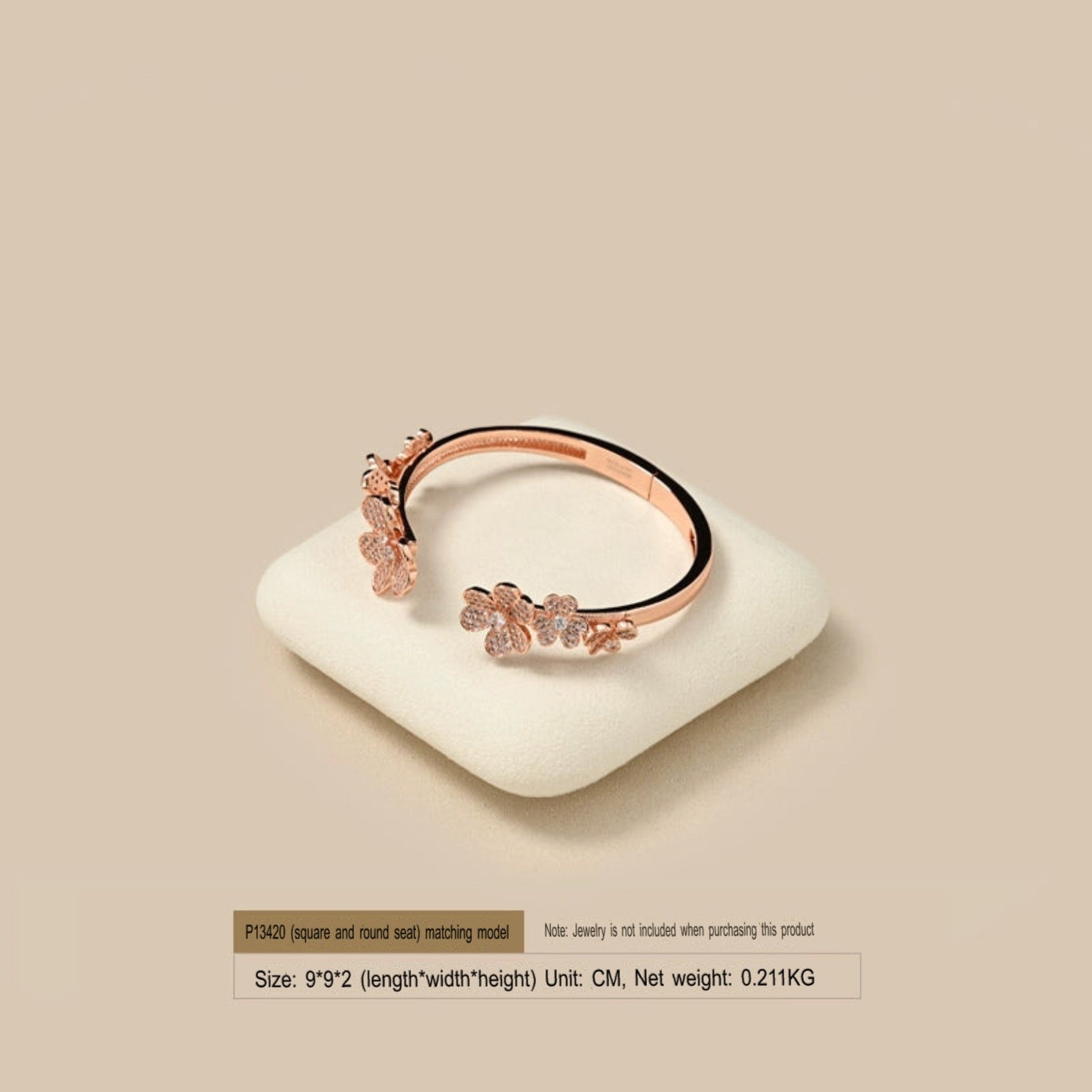 High Jewelry Display Props Necklace Ring Earrings Jewelry Tray Counter Jewelry Display Stand