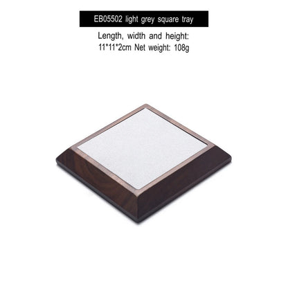 Light Luxury Solid Wood Jewelry Display Props, Rings, Necklaces, Ear Accessories, Storage Trays, Counter Toy Jewelry Trays