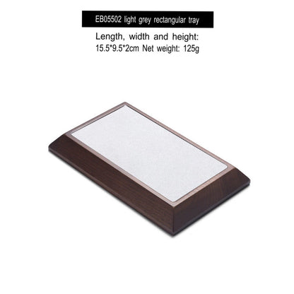 Light Luxury Solid Wood Jewelry Display Props, Rings, Necklaces, Ear Accessories, Storage Trays, Counter Toy Jewelry Trays