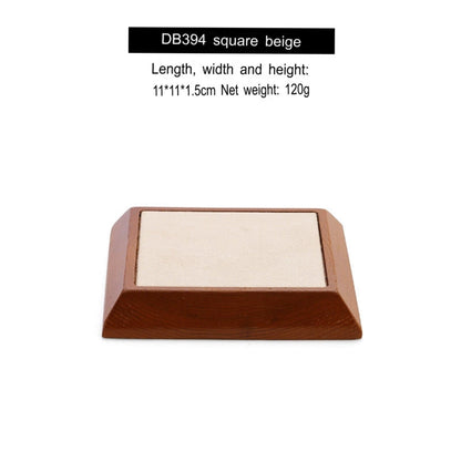 Light Luxury Solid Wood Jewelry Display Props, Rings, Necklaces, Ear Accessories, Storage Trays, Counter Toy Jewelry Trays