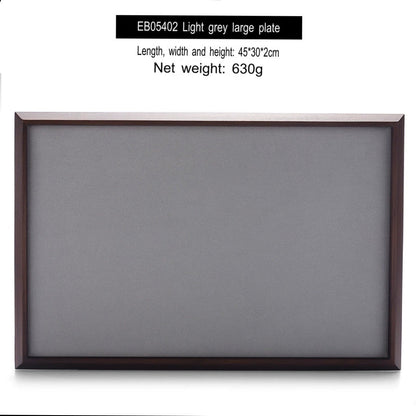 Light Luxury Solid Wood Jewelry Display Props, Rings, Necklaces, Ear Accessories, Storage Trays, Counter Toy Jewelry Trays