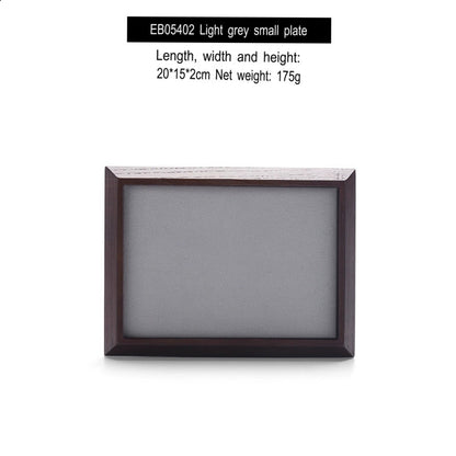 Light Luxury Solid Wood Jewelry Display Props, Rings, Necklaces, Ear Accessories, Storage Trays, Counter Toy Jewelry Trays